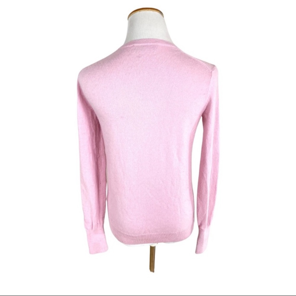 Everlane Cashmere Pink Pullover‎ Sweater Long Sleeve Women’s Sz Small - Picture 2 of 7